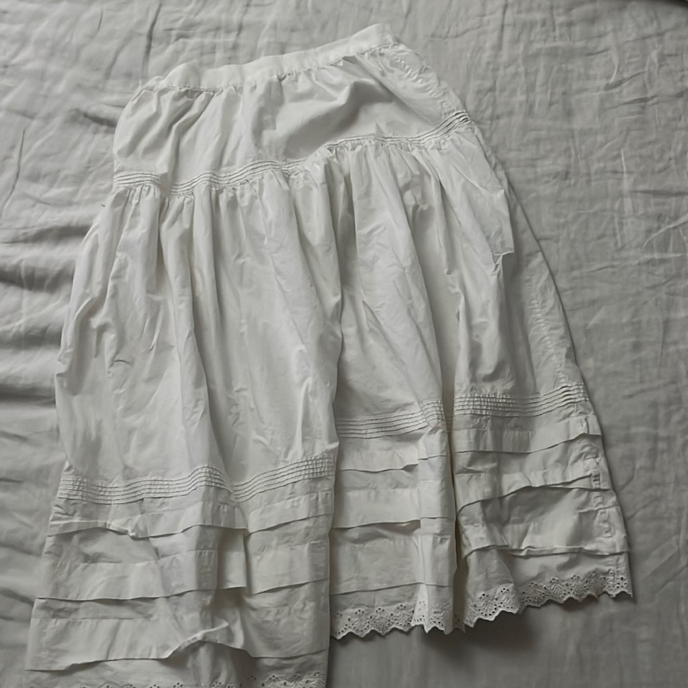 DÔEN Sebastiane Tiered Cotton Maxi Skirt